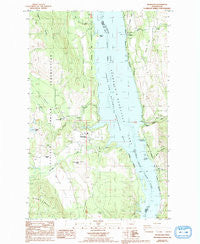 Inchelium Washington Historical topographic map, 1:24000 scale, 7.5 X 7.5 Minute, Year 1985