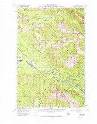 Index Washington Historical topographic map, 1:62500 scale, 15 X 15 Minute, Year 1957