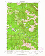 Index Washington Historical topographic map, 1:62500 scale, 15 X 15 Minute, Year 1957