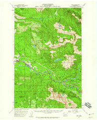 Index Washington Historical topographic map, 1:62500 scale, 15 X 15 Minute, Year 1957