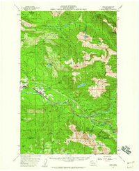 Index Washington Historical topographic map, 1:62500 scale, 15 X 15 Minute, Year 1957
