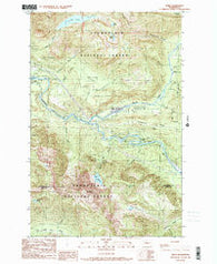 Index Washington Historical topographic map, 1:24000 scale, 7.5 X 7.5 Minute, Year 1989