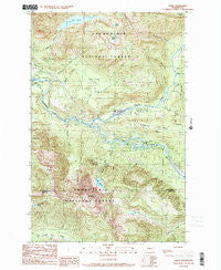 Index Washington Historical topographic map, 1:24000 scale, 7.5 X 7.5 Minute, Year 1989