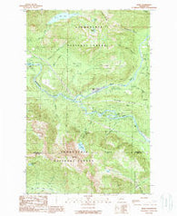 Index Washington Historical topographic map, 1:24000 scale, 7.5 X 7.5 Minute, Year 1989