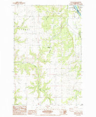 Inkster Lake Washington Historical topographic map, 1:24000 scale, 7.5 X 7.5 Minute, Year 1985