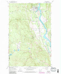 Ione Washington Historical topographic map, 1:24000 scale, 7.5 X 7.5 Minute, Year 1967