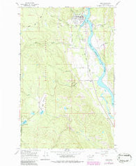Ione Washington Historical topographic map, 1:24000 scale, 7.5 X 7.5 Minute, Year 1967