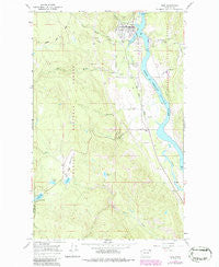 Ione Washington Historical topographic map, 1:24000 scale, 7.5 X 7.5 Minute, Year 1967