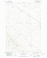 Iowa Flats Washington Historical topographic map, 1:24000 scale, 7.5 X 7.5 Minute, Year 1974