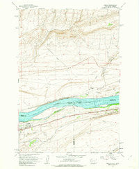 Irrigon Oregon Historical topographic map, 1:24000 scale, 7.5 X 7.5 Minute, Year 1962