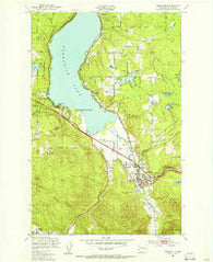 Issaquah Washington Historical topographic map, 1:24000 scale, 7.5 X 7.5 Minute, Year 1950