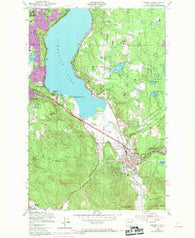 Issaquah Washington Historical topographic map, 1:24000 scale, 7.5 X 7.5 Minute, Year 1950