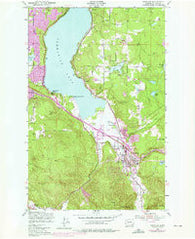 Issaquah Washington Historical topographic map, 1:24000 scale, 7.5 X 7.5 Minute, Year 1950