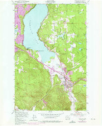 Issaquah Washington Historical topographic map, 1:24000 scale, 7.5 X 7.5 Minute, Year 1950