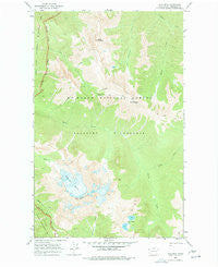 Jack Mtn Washington Historical topographic map, 1:24000 scale, 7.5 X 7.5 Minute, Year 1969