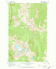 Jack Mtn Washington Historical topographic map, 1:24000 scale, 7.5 X 7.5 Minute, Year 1969