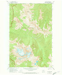 Jack Mtn Washington Historical topographic map, 1:24000 scale, 7.5 X 7.5 Minute, Year 1969