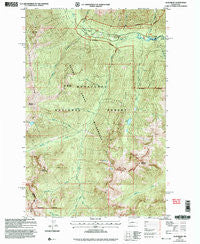 Jack Ridge Washington Historical topographic map, 1:24000 scale, 7.5 X 7.5 Minute, Year 2003