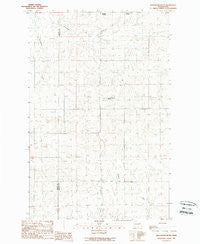Jack Woods Butte Washington Historical topographic map, 1:24000 scale, 7.5 X 7.5 Minute, Year 1989