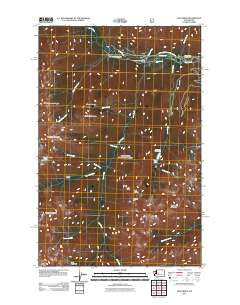 Jack Ridge Washington Historical topographic map, 1:24000 scale, 7.5 X 7.5 Minute, Year 2011