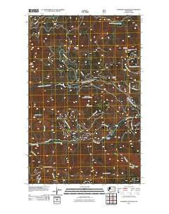 Jackknife Mountain Washington Historical topographic map, 1:24000 scale, 7.5 X 7.5 Minute, Year 2011