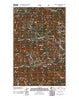 Jackknife Mountain Washington Historical topographic map, 1:24000 scale, 7.5 X 7.5 Minute, Year 2011