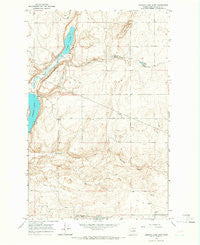 Jameson Lake East Washington Historical topographic map, 1:24000 scale, 7.5 X 7.5 Minute, Year 1965