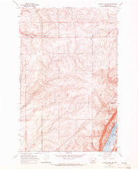 Jameson Lake SE Washington Historical topographic map, 1:24000 scale, 7.5 X 7.5 Minute, Year 1965