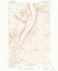 Jameson Lake SW Washington Historical topographic map, 1:24000 scale, 7.5 X 7.5 Minute, Year 1965