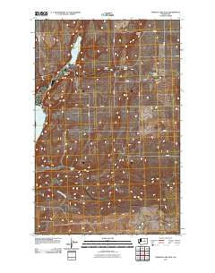 Jameson Lake East Washington Historical topographic map, 1:24000 scale, 7.5 X 7.5 Minute, Year 2011