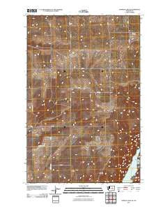 Jameson Lake SE Washington Historical topographic map, 1:24000 scale, 7.5 X 7.5 Minute, Year 2011