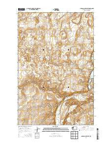 Jameson Lake West Washington Current topographic map, 1:24000 scale, 7.5 X 7.5 Minute, Year 2014