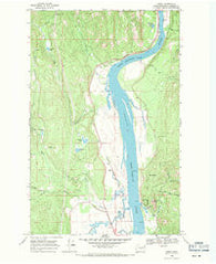 Jared Washington Historical topographic map, 1:24000 scale, 7.5 X 7.5 Minute, Year 1968