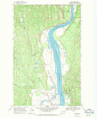 Jared Washington Historical topographic map, 1:24000 scale, 7.5 X 7.5 Minute, Year 1968