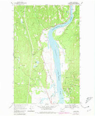 Jared Washington Historical topographic map, 1:24000 scale, 7.5 X 7.5 Minute, Year 1968
