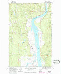 Jared Washington Historical topographic map, 1:24000 scale, 7.5 X 7.5 Minute, Year 1968