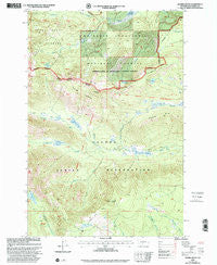 Jennies Butte Washington Historical topographic map, 1:24000 scale, 7.5 X 7.5 Minute, Year 2000