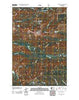 Jennies Butte Washington Historical topographic map, 1:24000 scale, 7.5 X 7.5 Minute, Year 2011