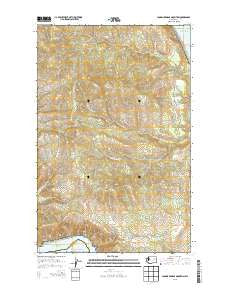 Johnny George Mountain Washington Current topographic map, 1:24000 scale, 7.5 X 7.5 Minute, Year 2013