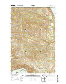 Johnny George Mountain Washington Current topographic map, 1:24000 scale, 7.5 X 7.5 Minute, Year 2013