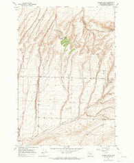 Johnson Butte Washington Historical topographic map, 1:24000 scale, 7.5 X 7.5 Minute, Year 1964