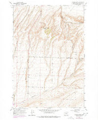 Johnson Butte Washington Historical topographic map, 1:24000 scale, 7.5 X 7.5 Minute, Year 1964