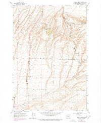 Johnson Butte Washington Historical topographic map, 1:24000 scale, 7.5 X 7.5 Minute, Year 1964