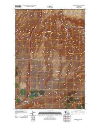 Johnson Butte Washington Historical topographic map, 1:24000 scale, 7.5 X 7.5 Minute, Year 2011