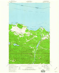 Joyce Washington Historical topographic map, 1:62500 scale, 15 X 15 Minute, Year 1950