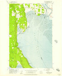 Juniper Beach Washington Historical topographic map, 1:24000 scale, 7.5 X 7.5 Minute, Year 1956