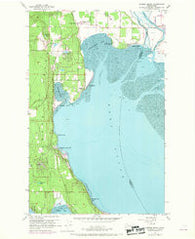 Juniper Beach Washington Historical topographic map, 1:24000 scale, 7.5 X 7.5 Minute, Year 1956