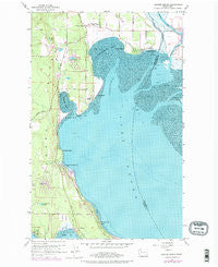 Juniper Beach Washington Historical topographic map, 1:24000 scale, 7.5 X 7.5 Minute, Year 1956