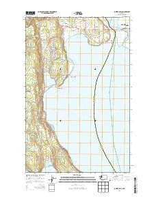Juniper Beach Washington Current topographic map, 1:24000 scale, 7.5 X 7.5 Minute, Year 2014