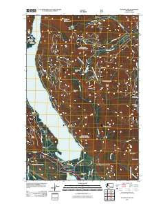 Kachess Lake Washington Historical topographic map, 1:24000 scale, 7.5 X 7.5 Minute, Year 2011